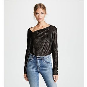 NWT Ramy Brook Arsola Asymmetrical Knit Top